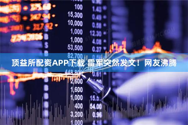 顶益所配资APP下载 雷军突然发文！网友沸腾